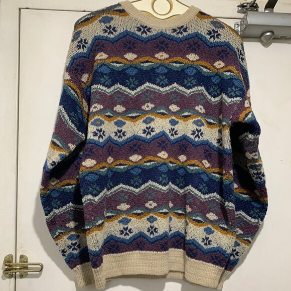 VINTAGE HARRY II BY HARRY ROSEN KNITTED WOOL SWEATERS PATTERN SIZE M - Picture 3 of 9